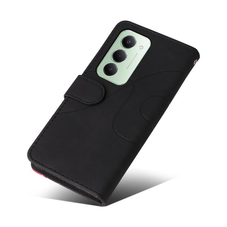 For Redmi 15 5G / 4G EU 171mm Dual-color Splicing Flip Leather Phone Case