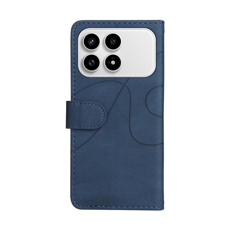 For Redmi K90 / Poco F8 Pro Dual-color Splicing Flip Leather Phone Case