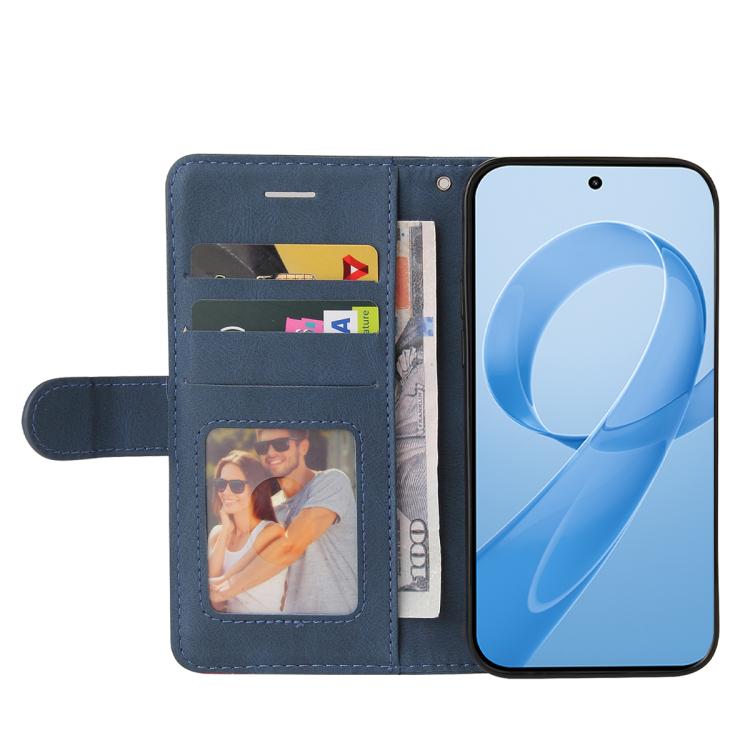 For Redmi K90 / Poco F8 Pro Dual-color Splicing Flip Leather Phone Case
