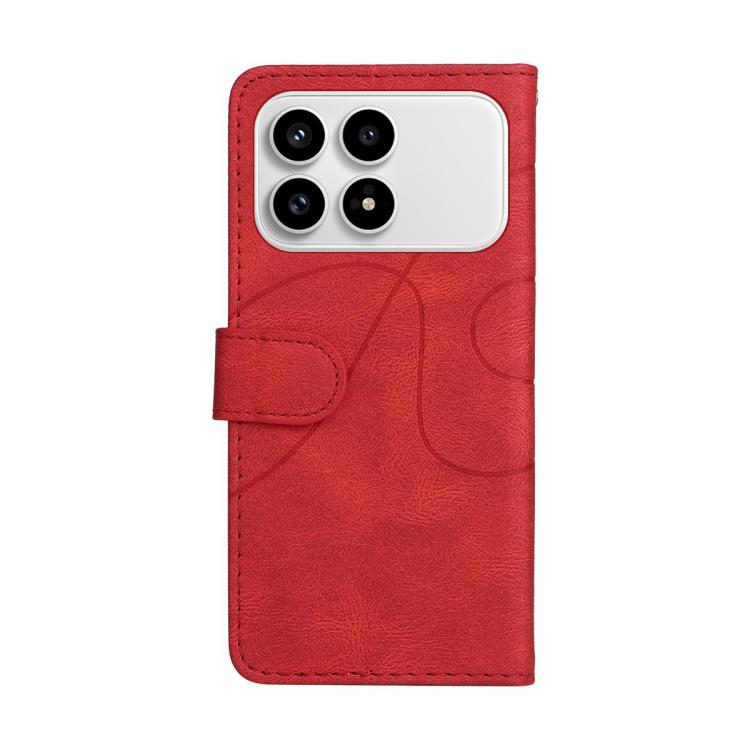 For Redmi K90 / Poco F8 Pro Dual-color Splicing Flip Leather Phone Case