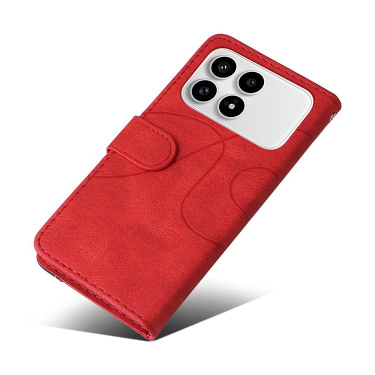 For Redmi K90 / Poco F8 Pro Dual-color Splicing Flip Leather Phone Case