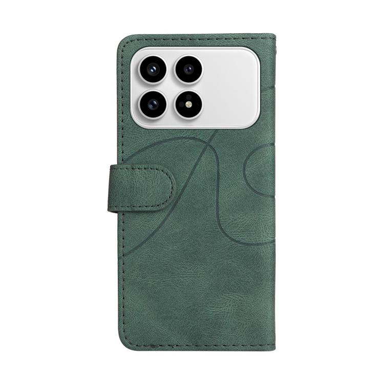 For Redmi K90 / Poco F8 Pro Dual-color Splicing Flip Leather Phone Case
