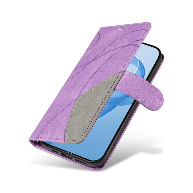 For Redmi K90 / Poco F8 Pro Dual-color Splicing Flip Leather Phone Case