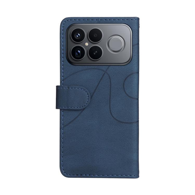 For Redmi K90 Pro Max/Poco F8 Ultra Dual-color Splicing Flip Leather Phone Case