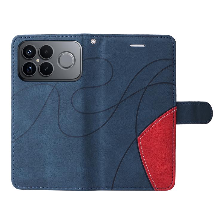 For Redmi K90 Pro Max/Poco F8 Ultra Dual-color Splicing Flip Leather Phone Case