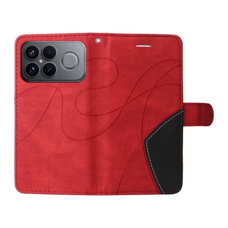 For Redmi K90 Pro Max/Poco F8 Ultra Dual-color Splicing Flip Leather Phone Case