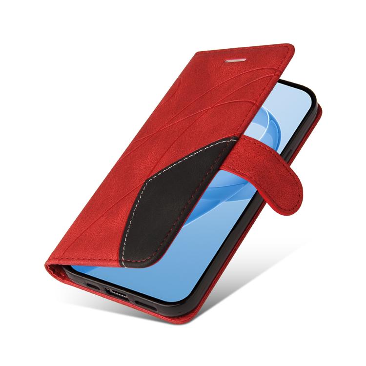 For Redmi K90 Pro Max/Poco F8 Ultra Dual-color Splicing Flip Leather Phone Case