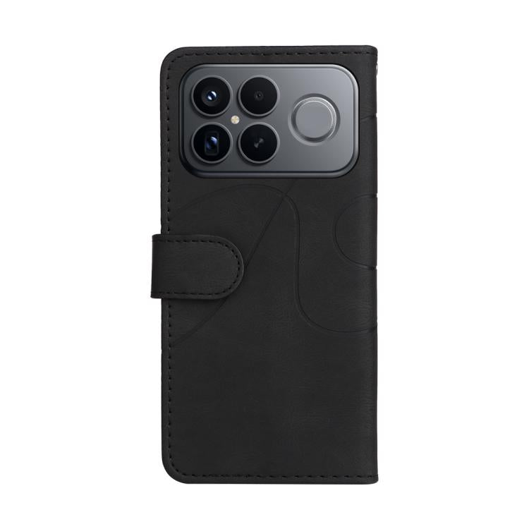 For Redmi K90 Pro Max/Poco F8 Ultra Dual-color Splicing Flip Leather Phone Case
