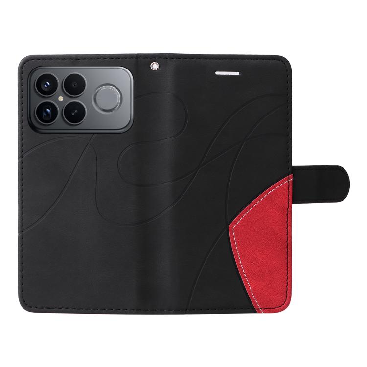 For Redmi K90 Pro Max/Poco F8 Ultra Dual-color Splicing Flip Leather Phone Case