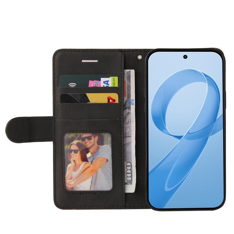 For Redmi K90 Pro Max/Poco F8 Ultra Dual-color Splicing Flip Leather Phone Case