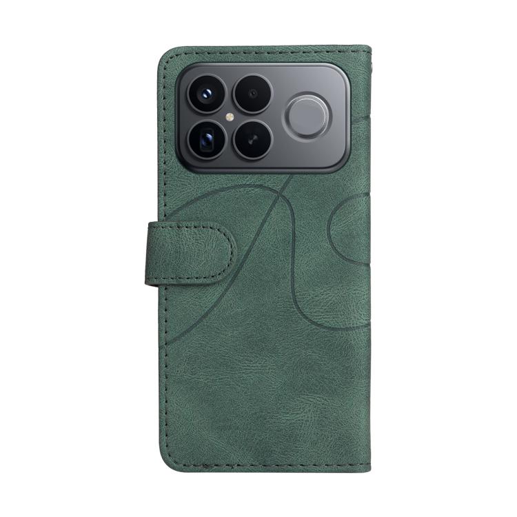 For Redmi K90 Pro Max/Poco F8 Ultra Dual-color Splicing Flip Leather Phone Case