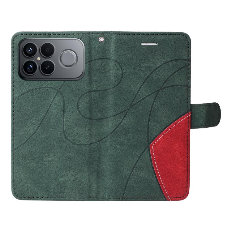 For Redmi K90 Pro Max/Poco F8 Ultra Dual-color Splicing Flip Leather Phone Case
