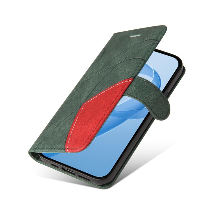 For Redmi K90 Pro Max/Poco F8 Ultra Dual-color Splicing Flip Leather Phone Case