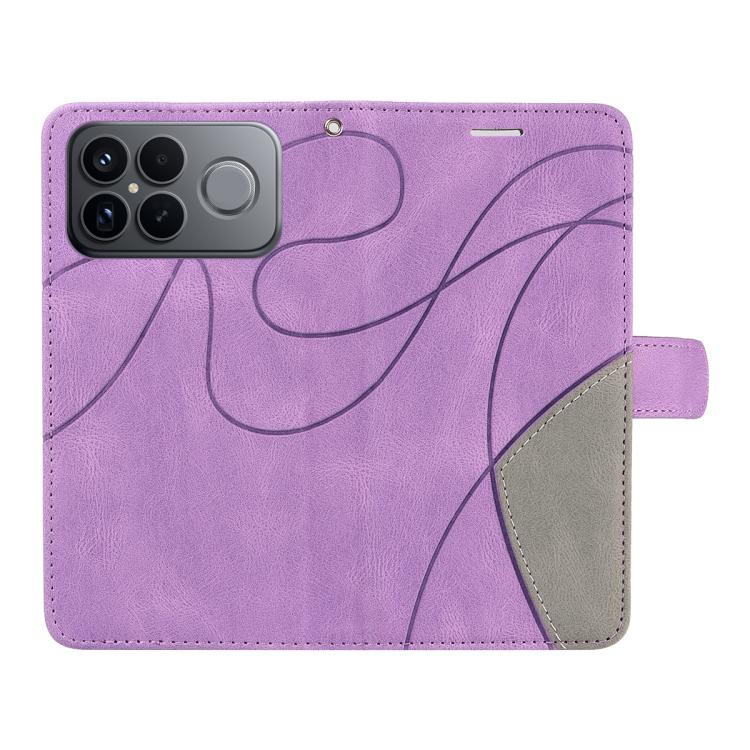 For Redmi K90 Pro Max/Poco F8 Ultra Dual-color Splicing Flip Leather Phone Case
