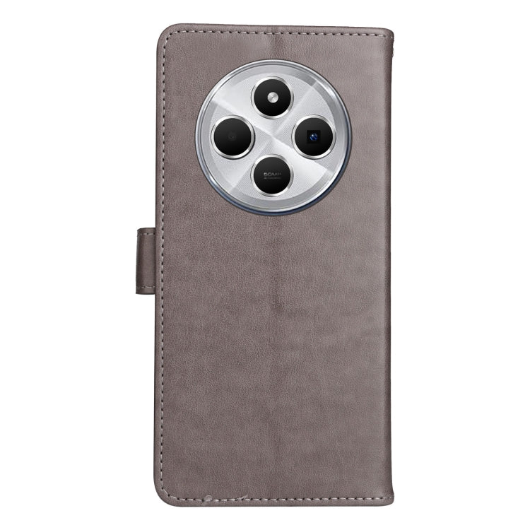 For Redmi 14C 4G Global Cat and Bee Embossed Flip Leather Phone Case