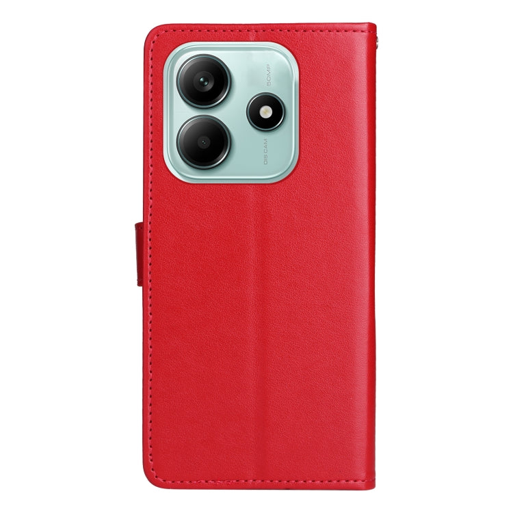For Redmi Note 14 5G Cat and Bee Embossed Flip Leather Phone Case