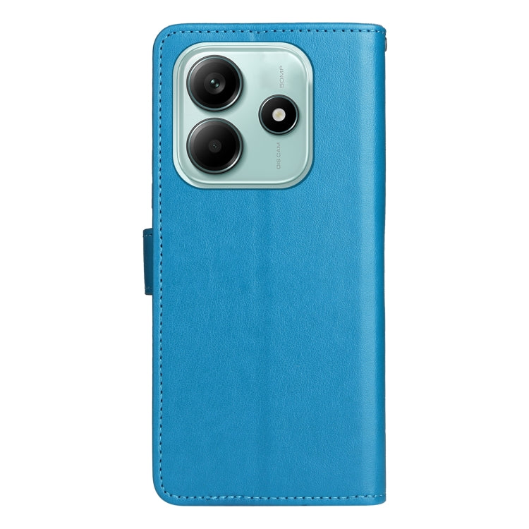 For Redmi Note 14 5G Cat and Bee Embossed Flip Leather Phone Case
