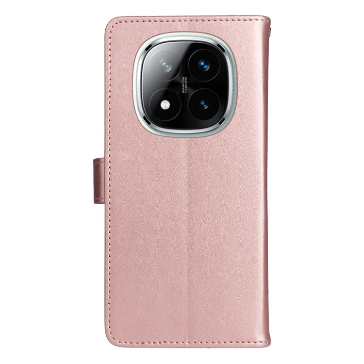 For Redmi Note 14 Pro / 14 Pro+ 5G Cat and Bee Embossed Flip Leather Phone Case
