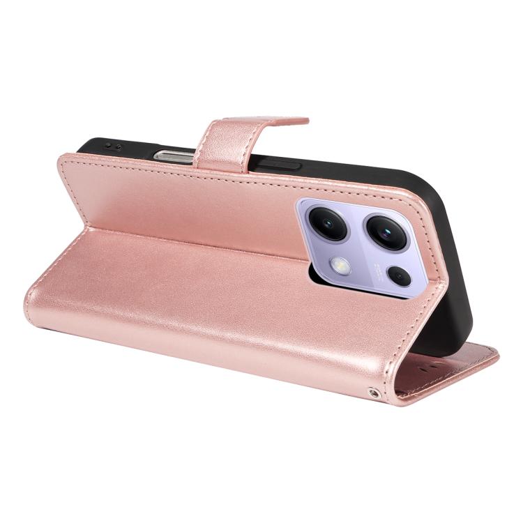 For Redmi Note 14S 4G / Note 13 Pro 4G Cat and Bee Embossed Flip Leather Phone Case