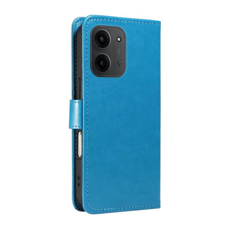 For Redmi 15C 5G / 4G EU 173mm Cat and Bee Embossed Flip Leather Phone Case