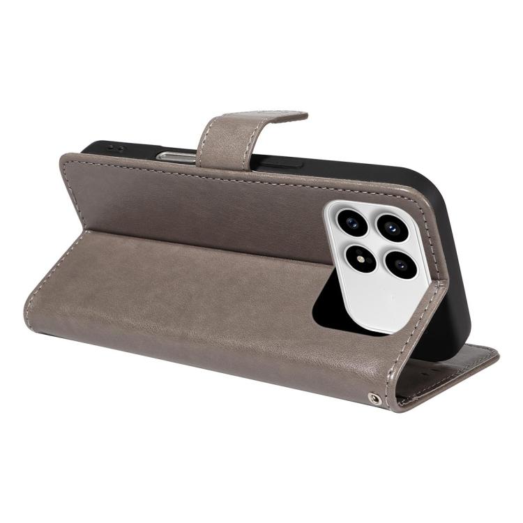 For Redmi K90 / Poco F8 Pro Cat and Bee Embossed Flip Leather Phone Case