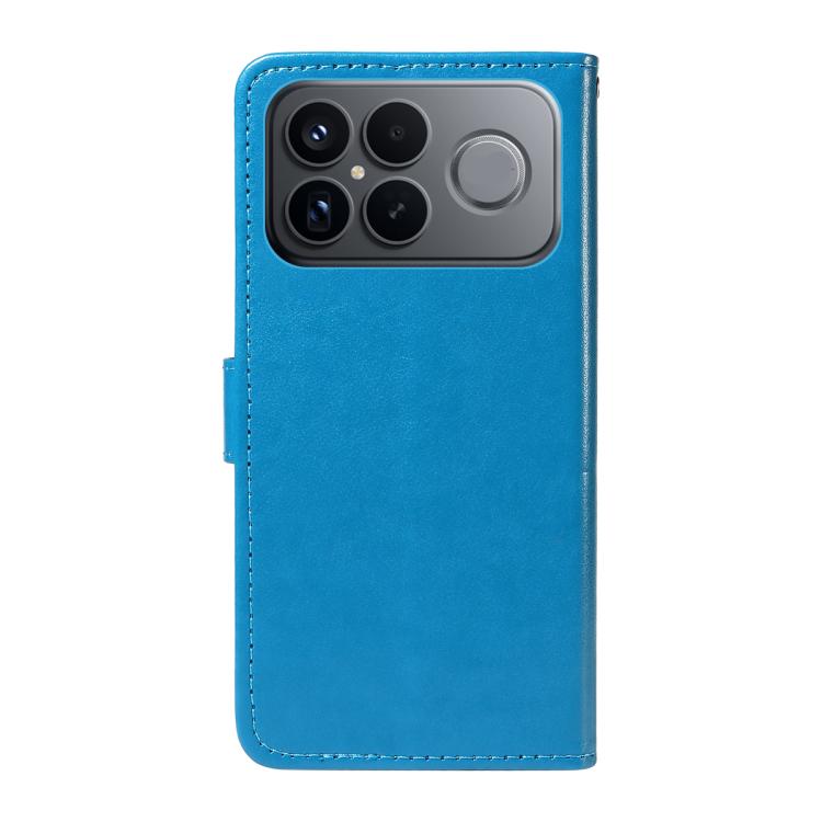 For Redmi K90 Pro Max / Poco F8 Ultra Cat and Bee Embossed Flip Leather Phone Case