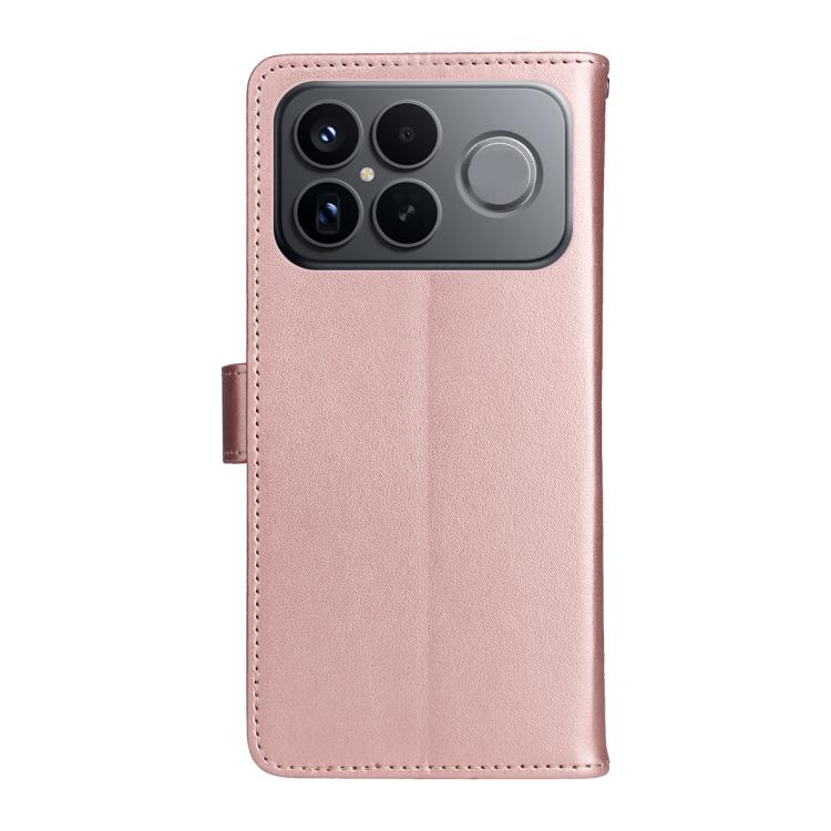 For Redmi K90 Pro Max / Poco F8 Ultra Cat and Bee Embossed Flip Leather Phone Case