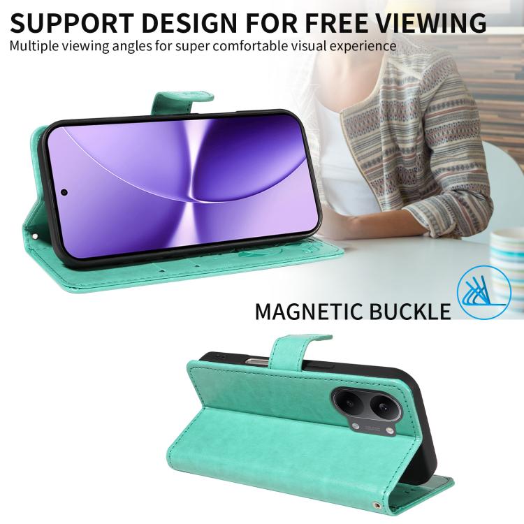 For Redmi Turbo 5 Max / Poco X8 Pro Max 5G Cat and Bee Embossed Flip Leather Phone Case