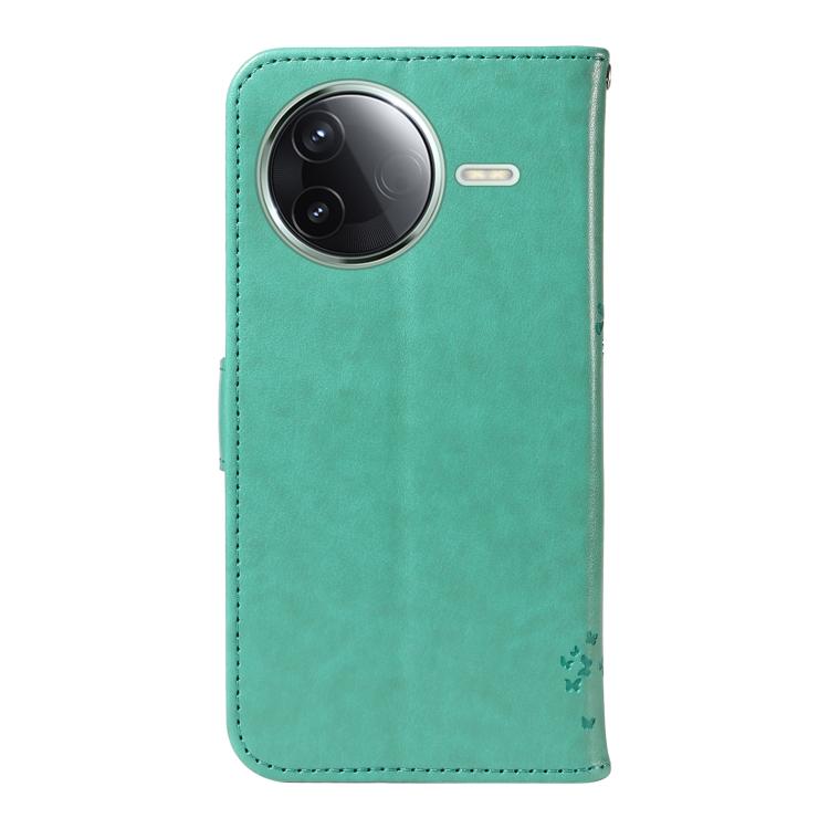 For Redmi K80 / K80 Pro Tree & Cat Embossed Pattern Flip Leather Phone Case