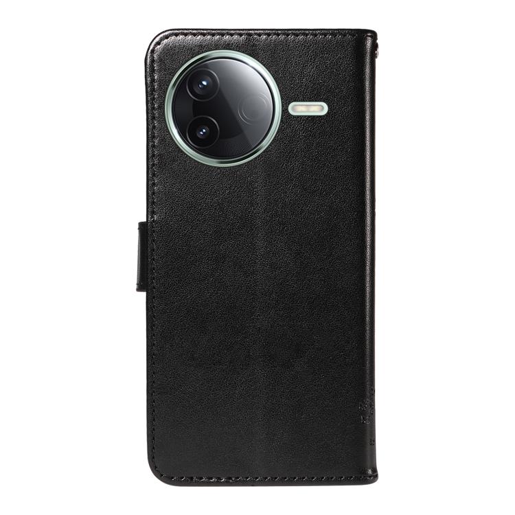 For Redmi K80 / K80 Pro Tree & Cat Embossed Pattern Flip Leather Phone Case