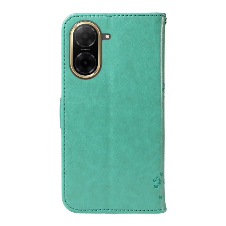 For Redmi A5 4G 173.3mm Tree & Cat Embossed Pattern Flip Leather Phone Case