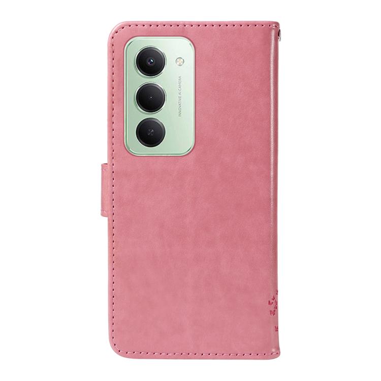For Redmi 15 5G / 4G EU 171mm Tree & Cat Embossed Pattern Flip Leather Phone Case