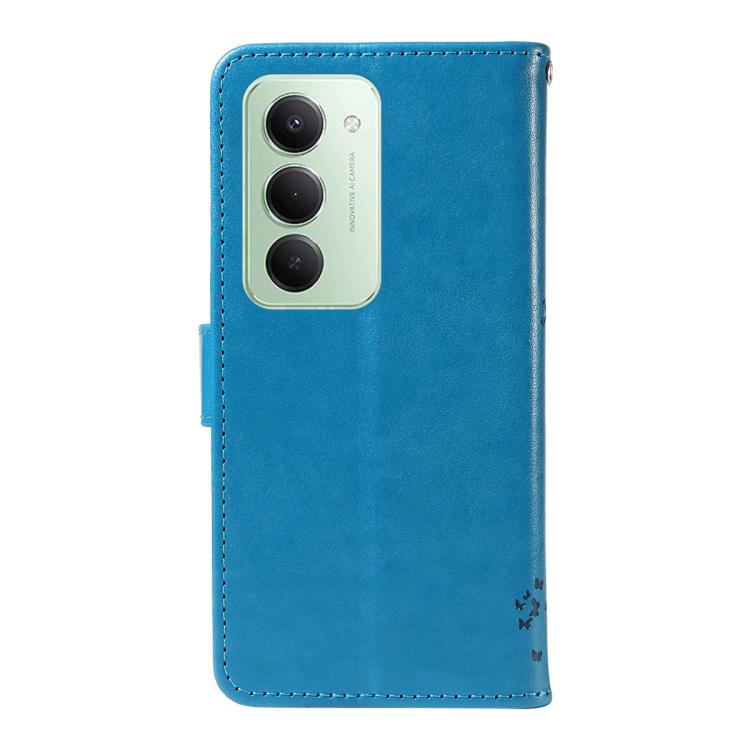 For Redmi 15 5G / 4G EU 171mm Tree & Cat Embossed Pattern Flip Leather Phone Case