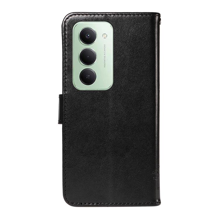For Redmi 15 5G / 4G EU 171mm Tree & Cat Embossed Pattern Flip Leather Phone Case