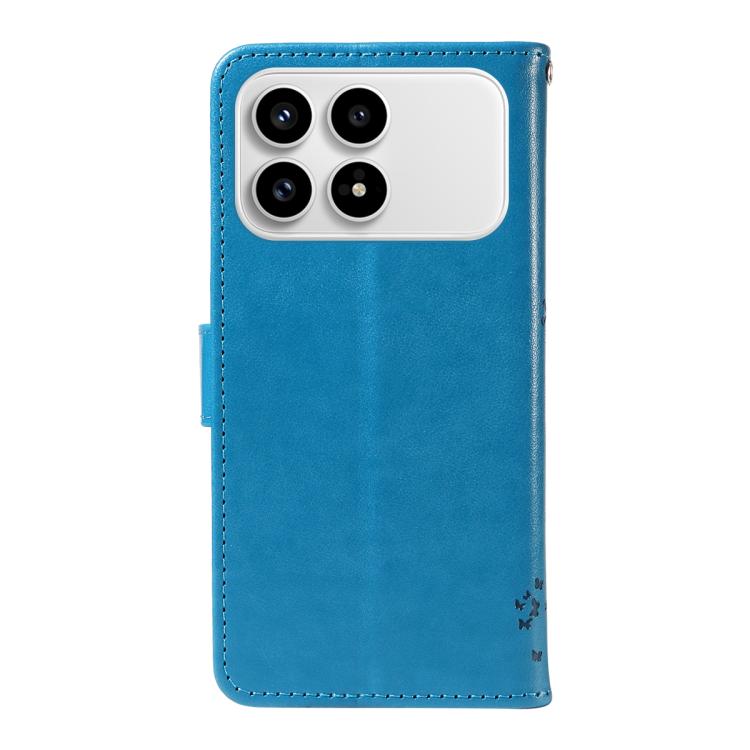 For Redmi K90 / Poco F8 Pro Tree & Cat Embossed Pattern Flip Leather Phone Case
