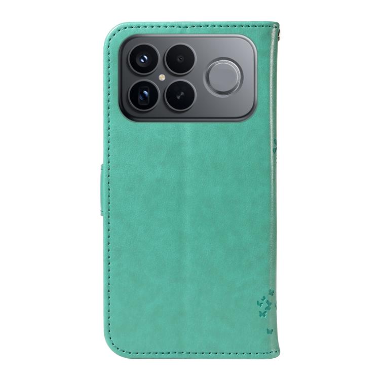 For Redmi K90 Pro Max/Poco F8 Ultra Tree & Cat Embossed Pattern Flip Leather Phone Case