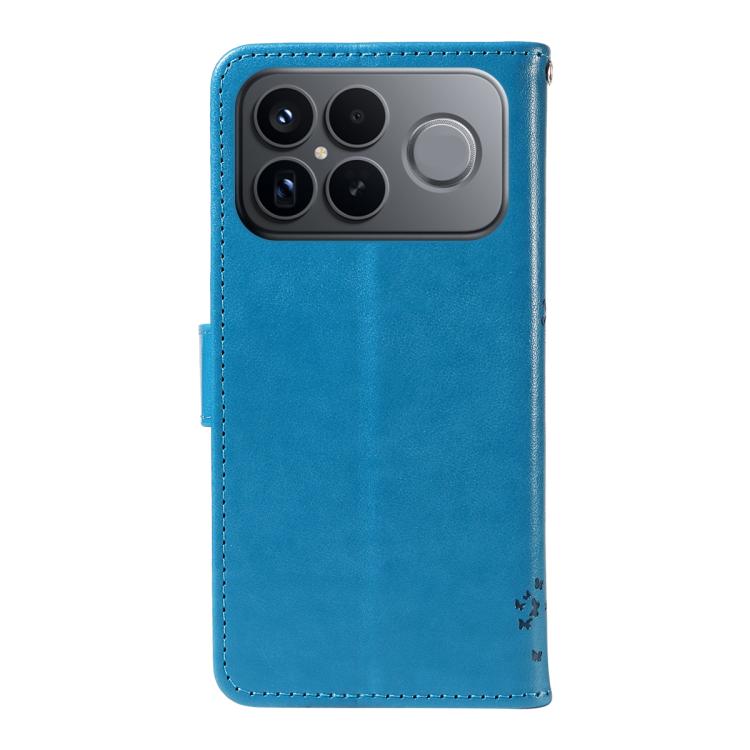 For Redmi K90 Pro Max/Poco F8 Ultra Tree & Cat Embossed Pattern Flip Leather Phone Case