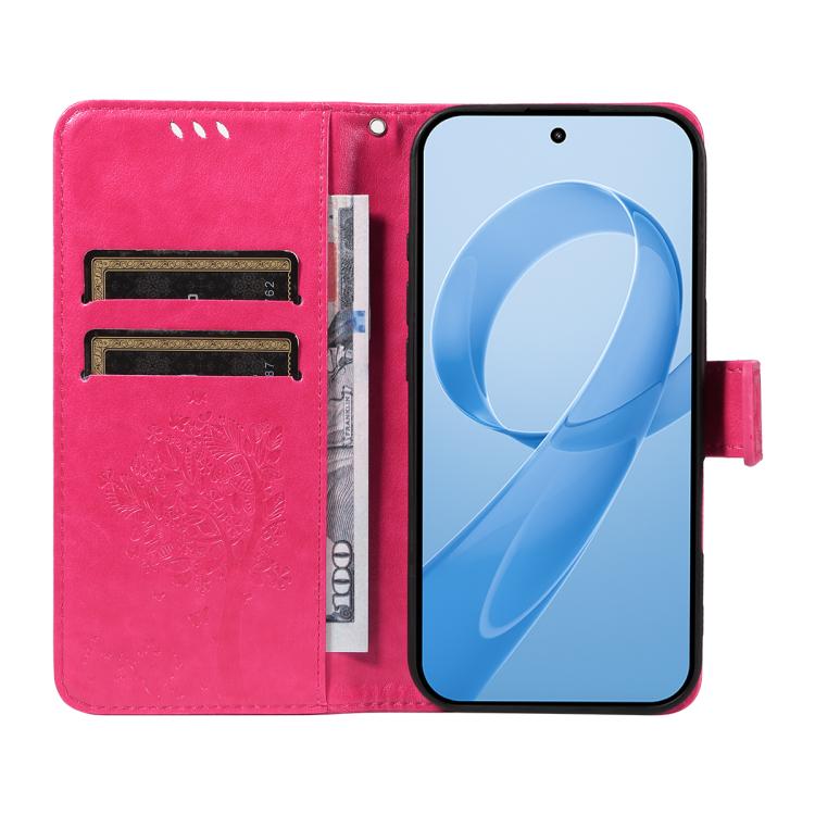 For Redmi K90 Pro Max/Poco F8 Ultra Tree & Cat Embossed Pattern Flip Leather Phone Case