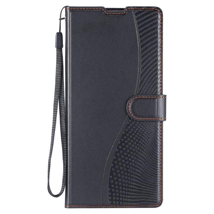 For Samsung Galaxy S25 Ultra 5G Voltage Ultra-thin Dot Leather Phone Case