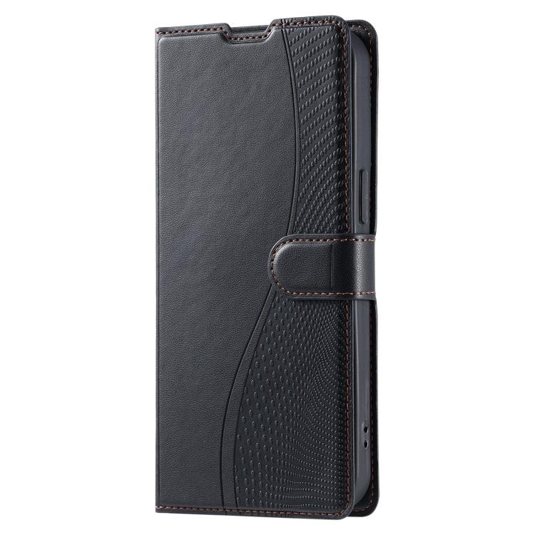 For Samsung Galaxy S25 Edge 5G Voltage Ultra-thin Dot Leather Phone Case