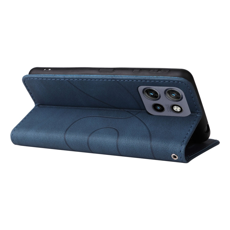 For Motorola Edge 50 Neo Dual-color Splicing Flip Leather Phone Case