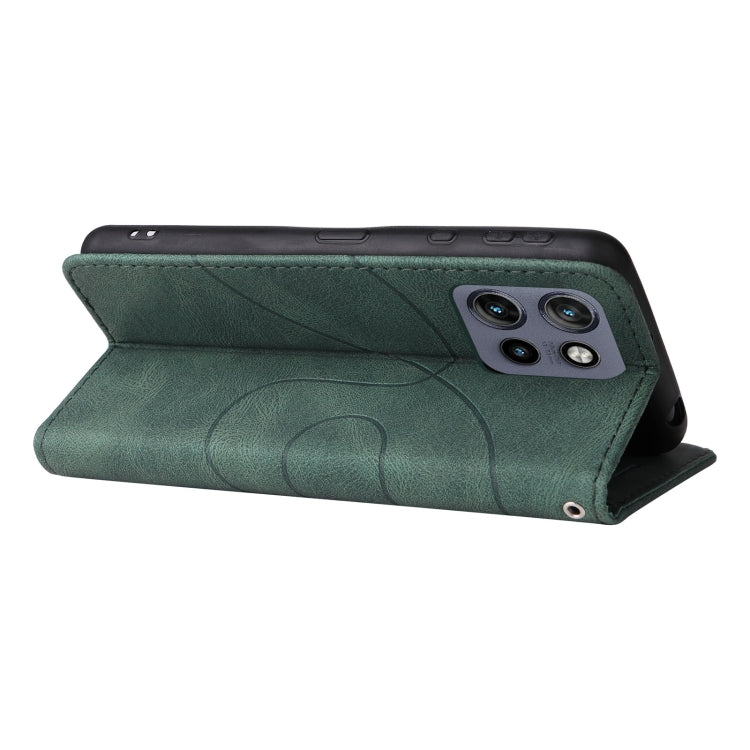 For Motorola Edge 50 Neo Dual-color Splicing Flip Leather Phone Case