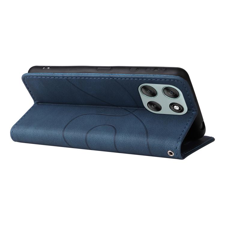 For Motorola Moto G56 5G Dual-color Splicing Flip Leather Phone Case