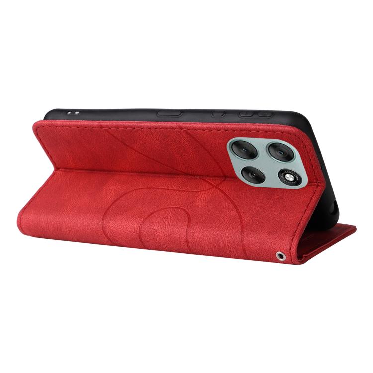 For Motorola Moto G56 5G Dual-color Splicing Flip Leather Phone Case