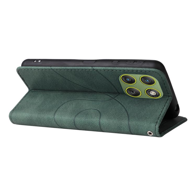 For Motorola Edge 70 5G Dual-color Splicing Flip Leather Phone Case