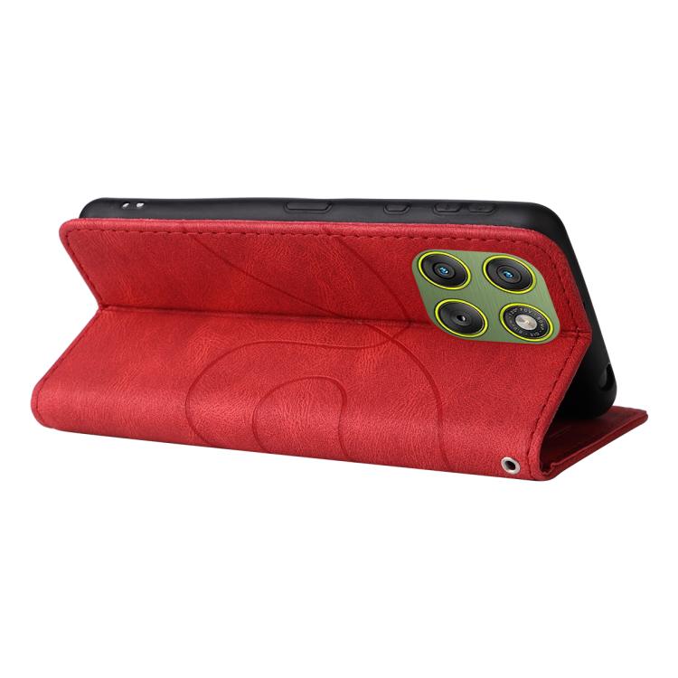 For Motorola Edge 70 5G Dual-color Splicing Flip Leather Phone Case