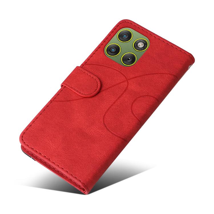 For Motorola Edge 70 5G Dual-color Splicing Flip Leather Phone Case