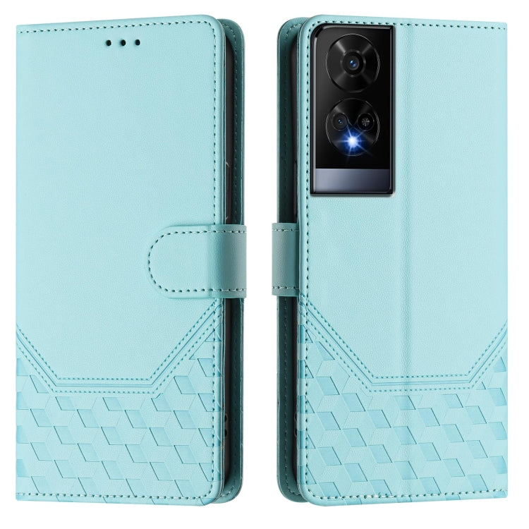 For TCL 50 XE Honeycomb Embossing RFID Leather Phone Case