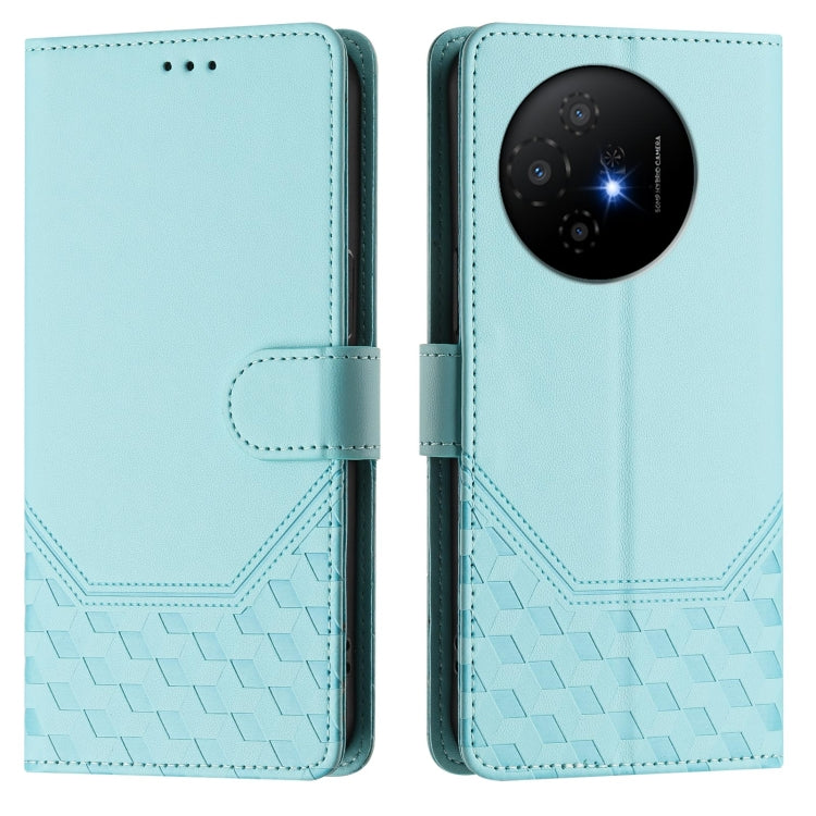 For TCL 50 XL Honeycomb Embossing RFID Leather Phone Case