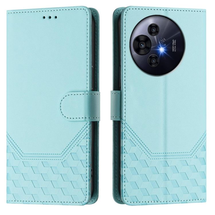 For TCL 50 Pro NxtPaper Honeycomb Embossing RFID Leather Phone Case